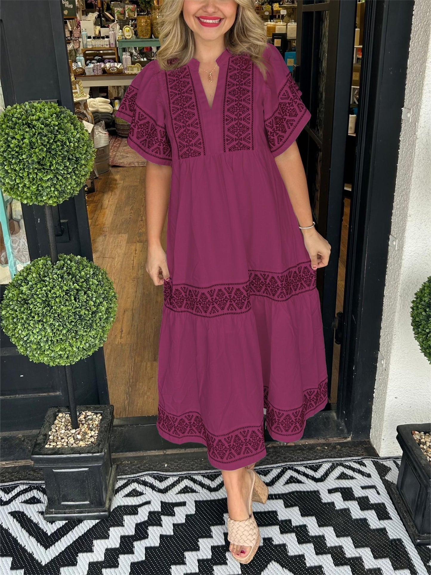 Maxikleid Adriana im Boho-Stil