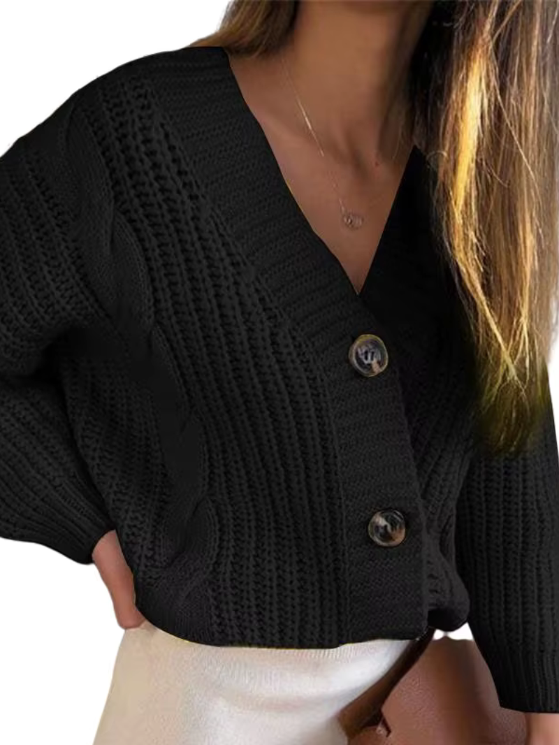 Krohn-e | Der Grobe Strickcardigan mit Zopfmuster & Charakter