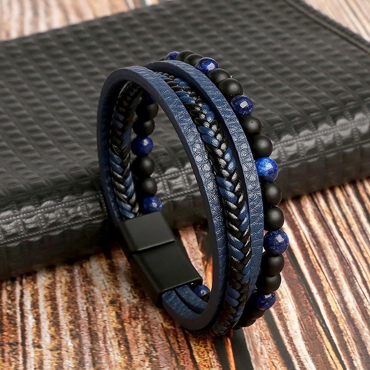 Herren-Set mit Adrian Premium Lederarmbändern