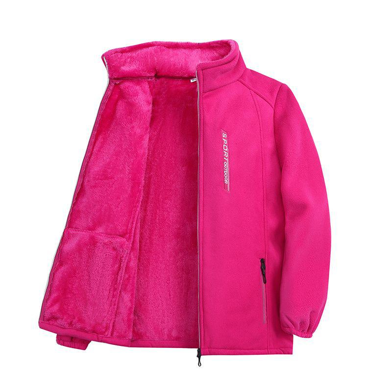 Kondra Damen Fleecejacke mit Reißverschluss, ideal für Outdoor-Aktivitäten