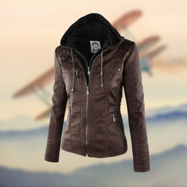 Die Lederjacke Franka: Elegant und einzigartig