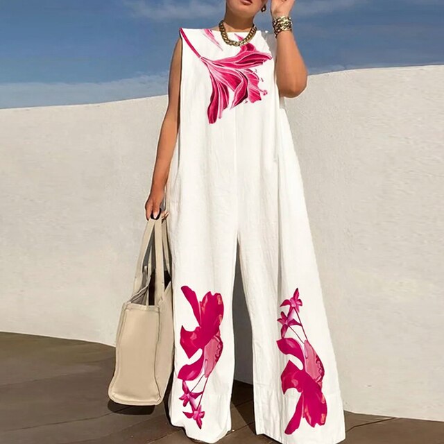 Scarlett Jumpsuit mit weiten Hosenbeinen