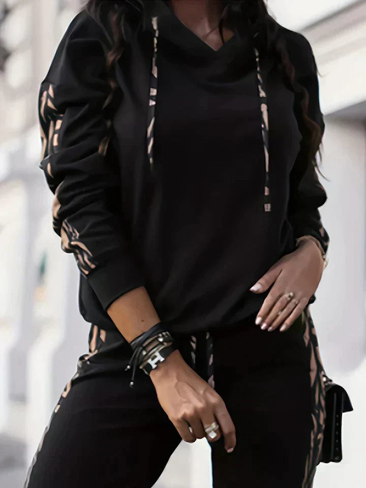 Fudus | Modernes Kapuzenpullover-Set mit Streifen