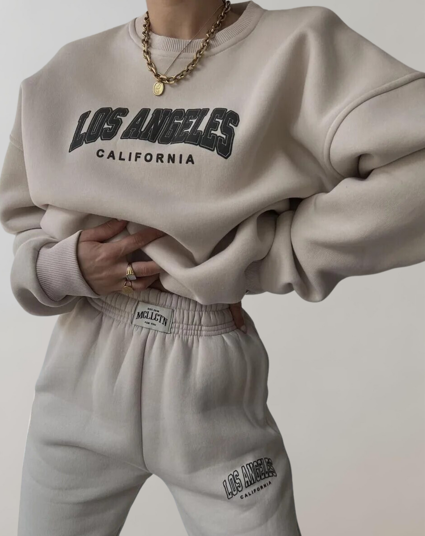 Fudus Sweatshirt mit Buchstaben