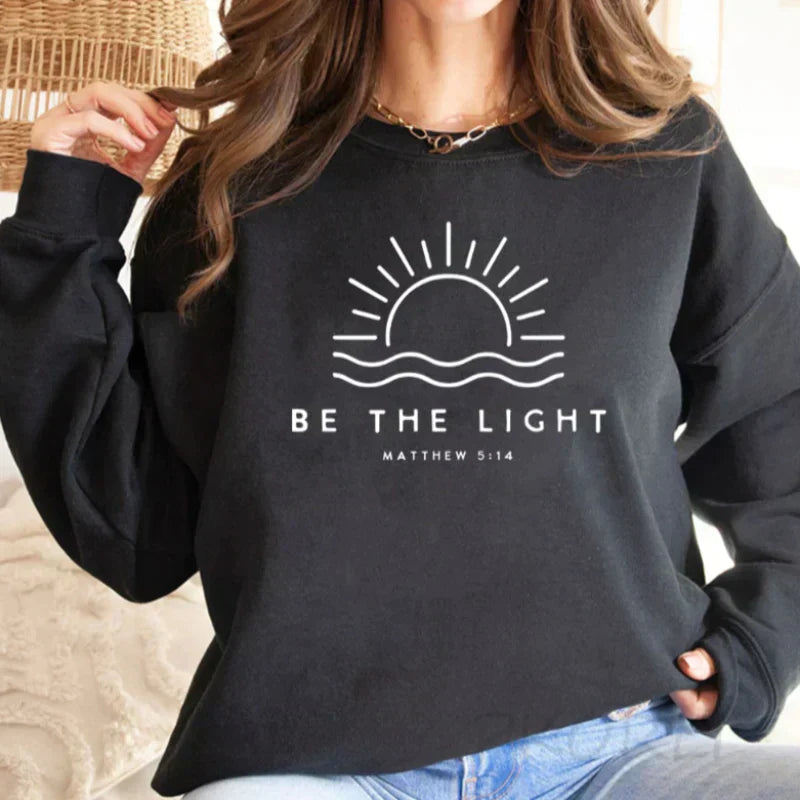 Fudus Casual Sweatshirt: Shine Bright