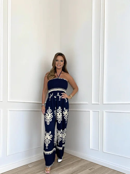 Elegantes Damen-Latzhose-Jumpsuit von Annalisa