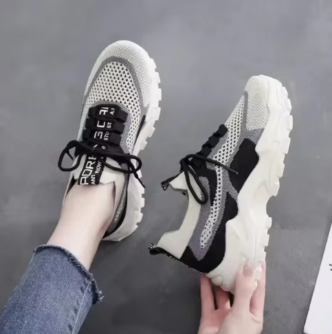 Berenika Atmungsaktive Casual-Sneaker aus gewebtem Mesh
