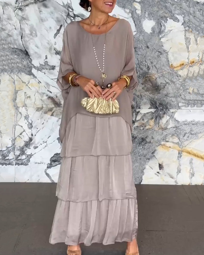 Künstlerisches, locker sitzendes Kleid