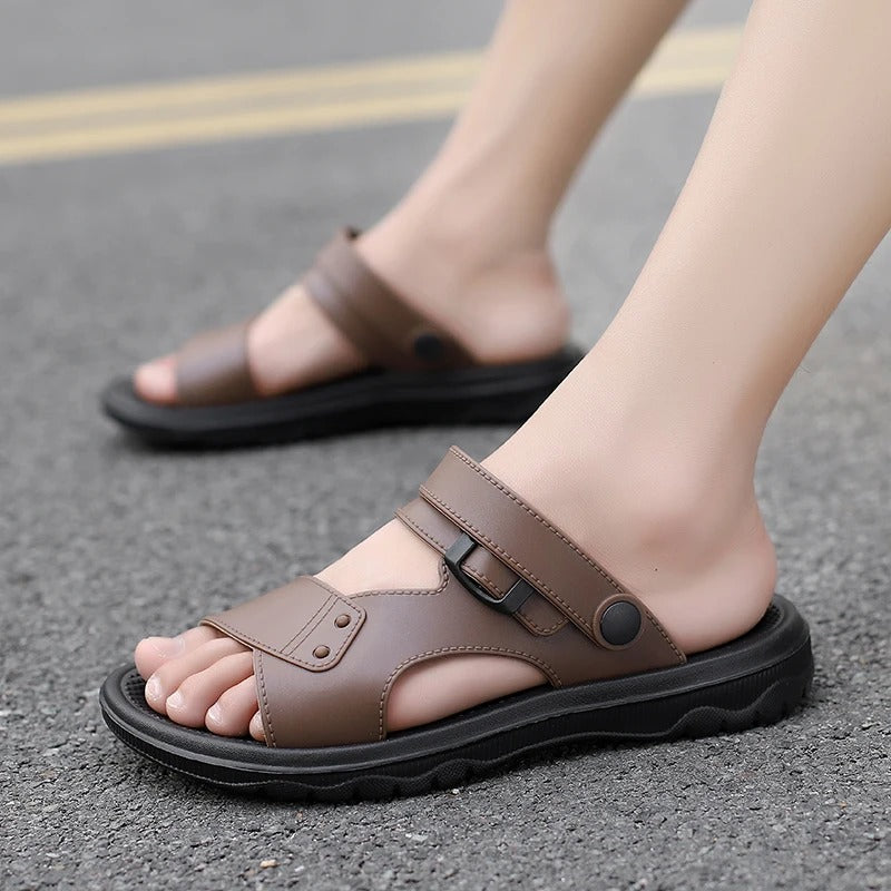 Robuste Herren-Outdoorsandalen mit orthopädischer Fußbettung für Abenteuer