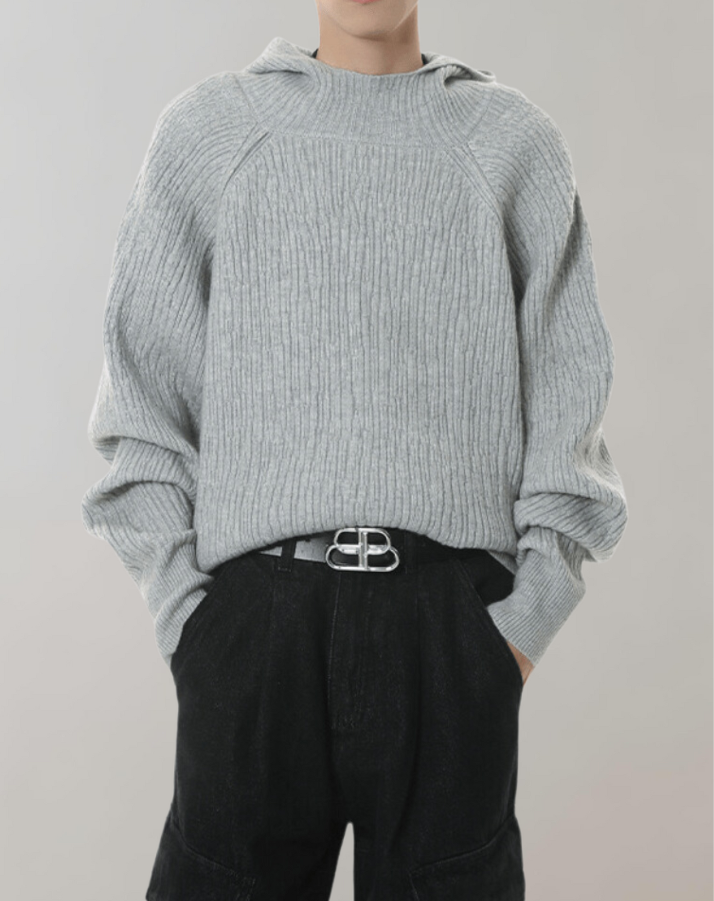 Fudus Gestricktes Sweatshirt