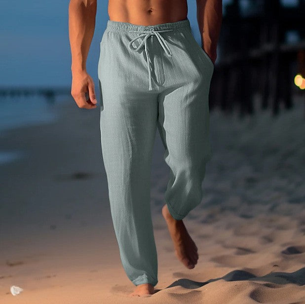 Matthews Herren-Leinenhose im stylischen Design