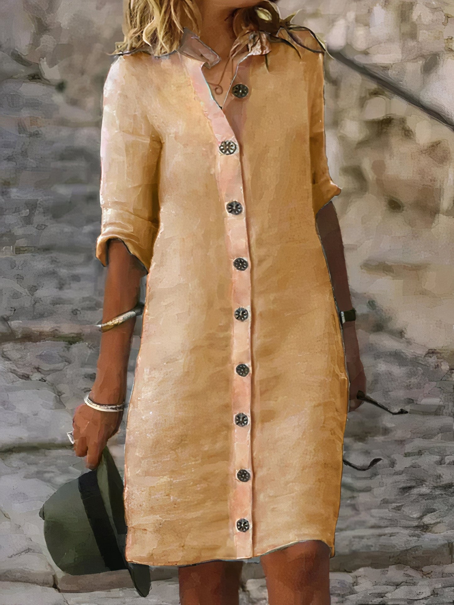 Leinen-Sommerkleid Resel