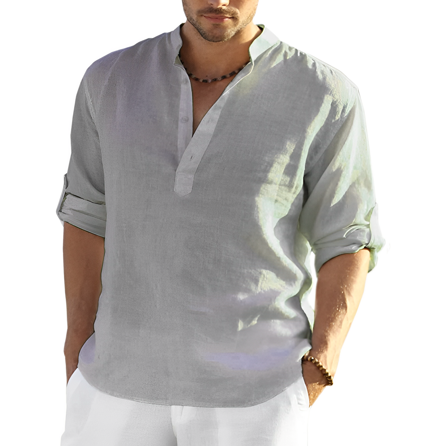 Andrew – Männer-Leinenhemd