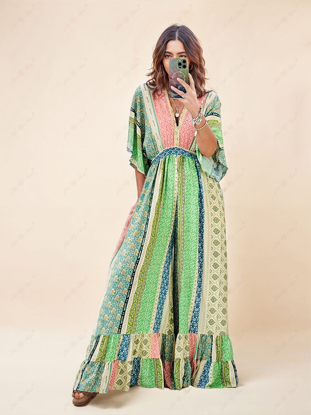 Boho Damen Jumpsuit von Qadriyyah