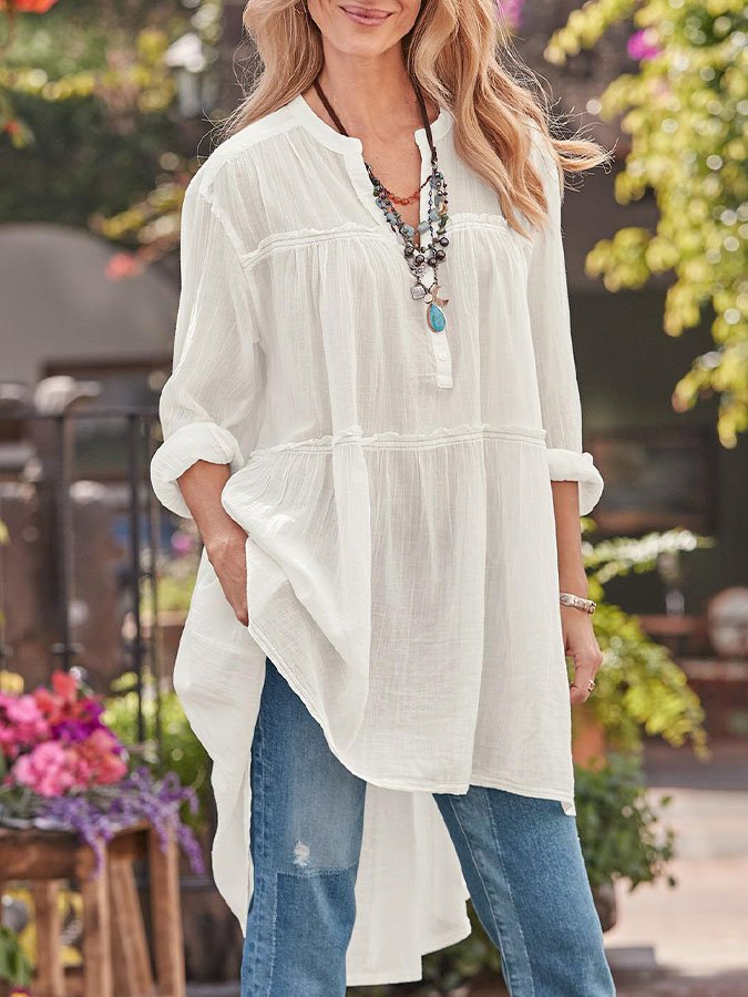 Stilvolle, fließende Tunika