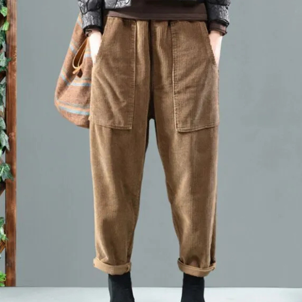 Elegante Damen Cordhose LAIA