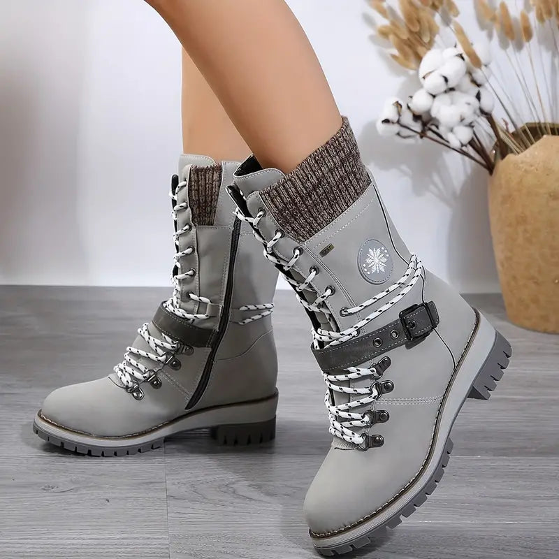 SASHA Stiefel: Moderne monochrome Damenschuhe