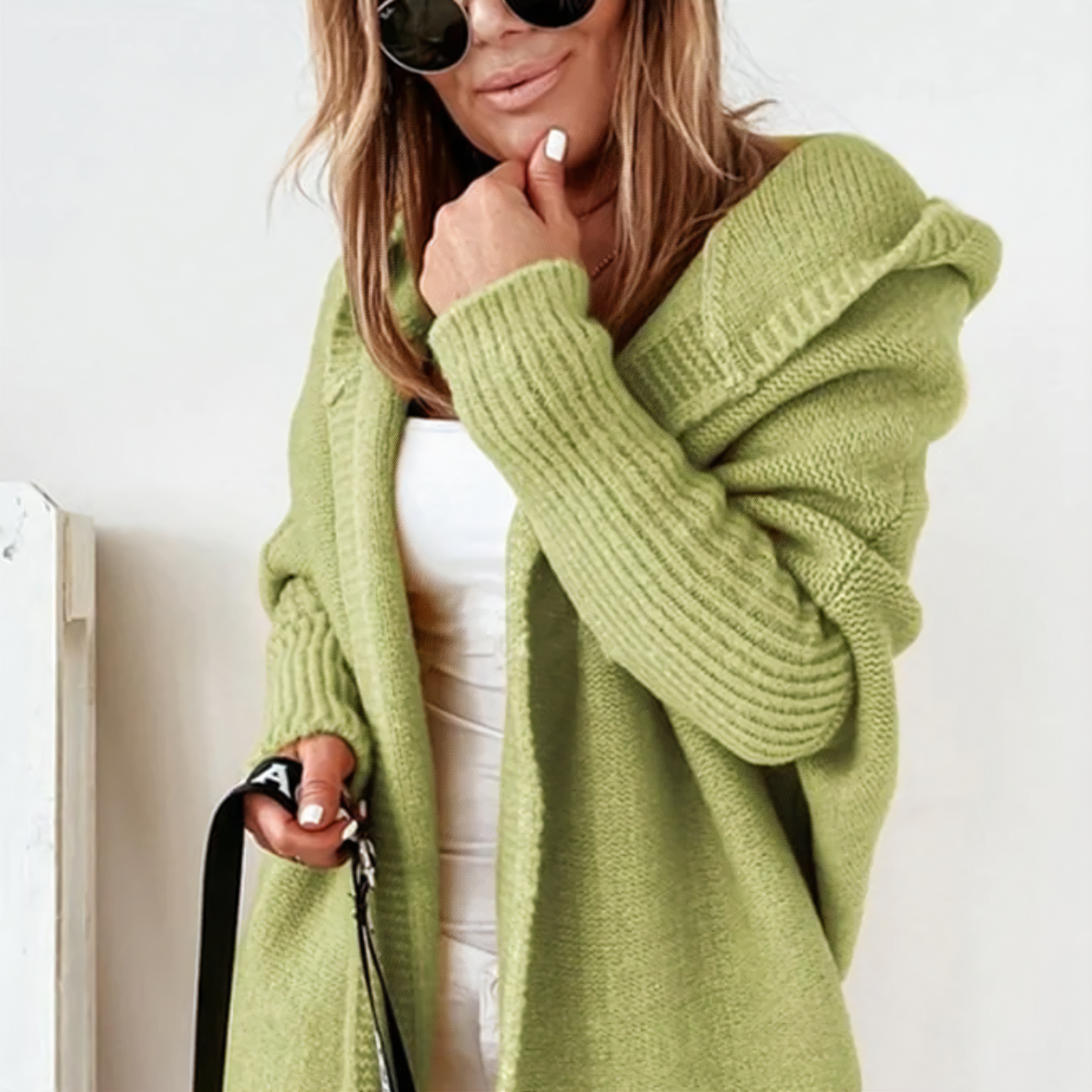 Mantel in mittlerer Länge, schlicht genäht - Sasha