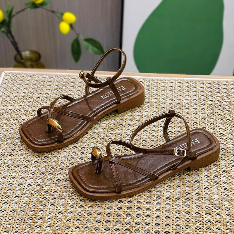 Agnes Sandalen mit Kreuzriemen