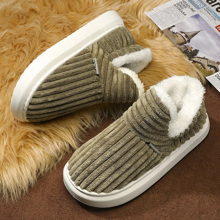 Warme, modische Hausschuhe für Damen für kalte Tage
