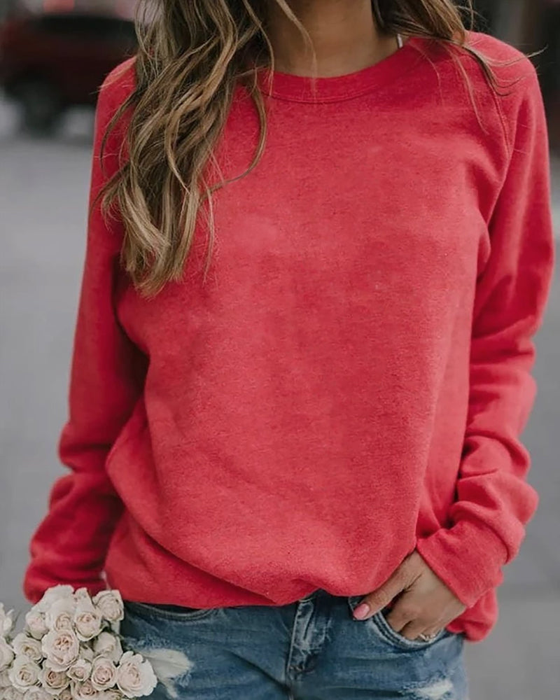 Stilvolles und bequemes Fudus Sweatshirt mit Rundhals