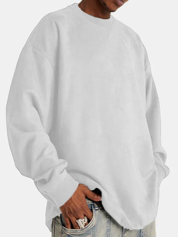 Wildleder Langarm-Pullover Elton