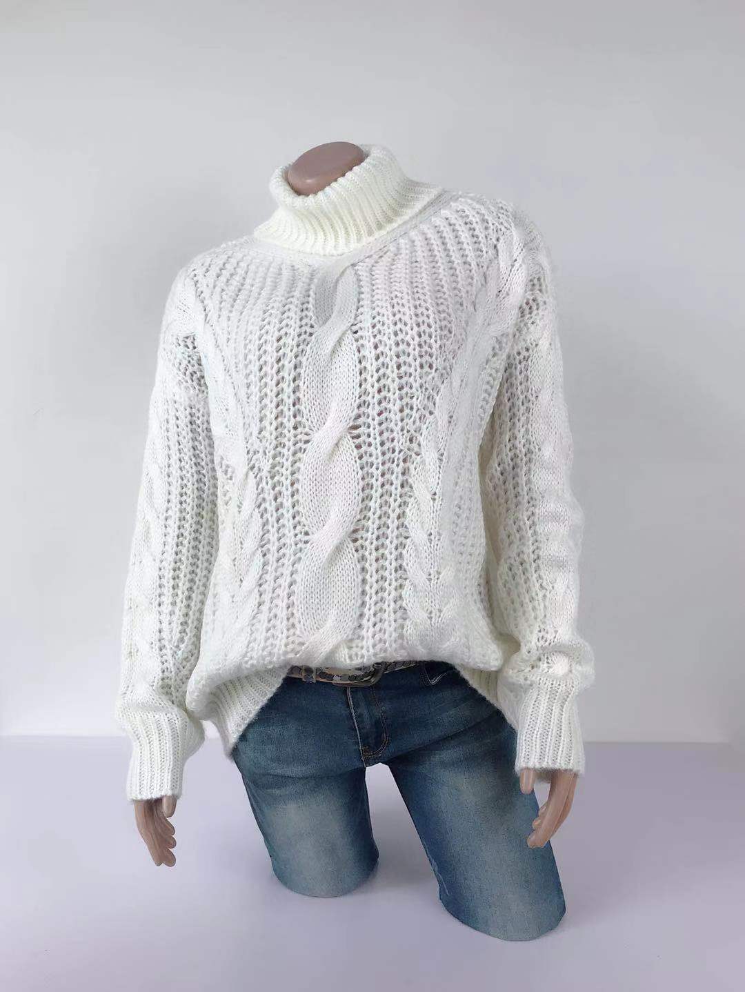 Gestrickter Rollkragenpullover von Elvin