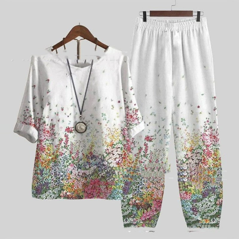 Fudus | Bedruckter Damen-Zweiteiler