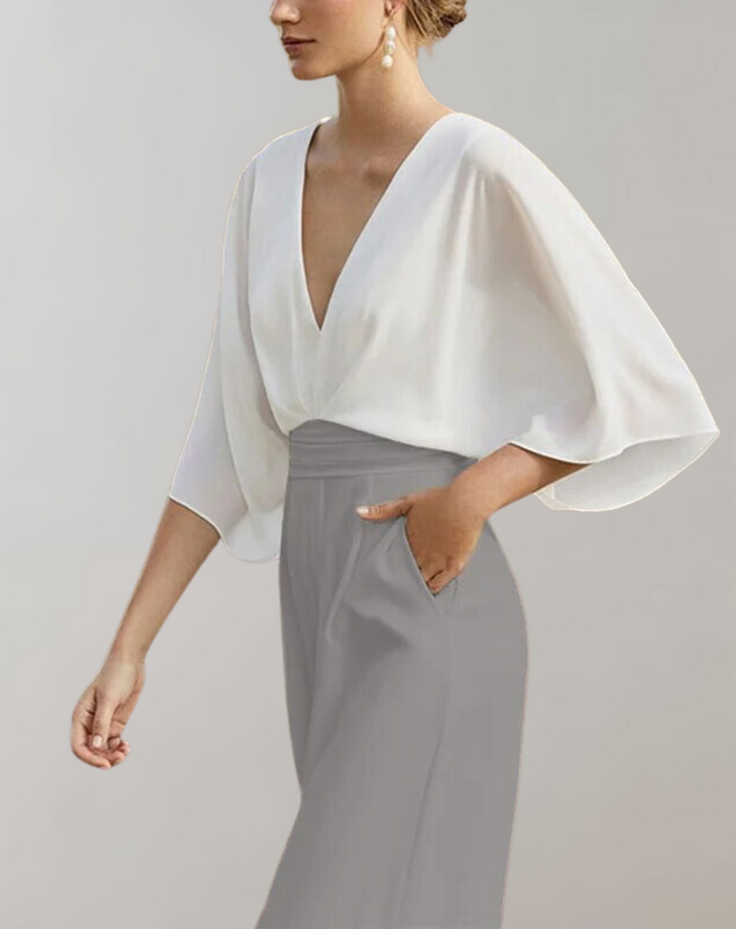 Yoko: Lockerer Jumpsuit mit weitem Bein