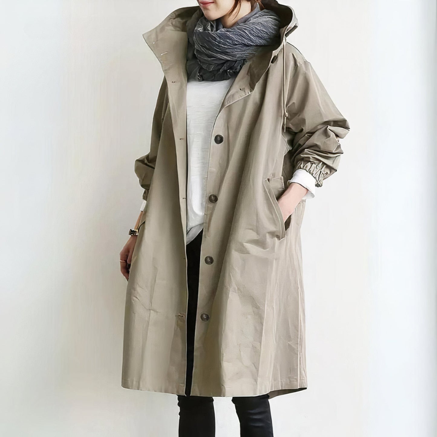 Albina Trenchcoat mit integrierter Windjacke
