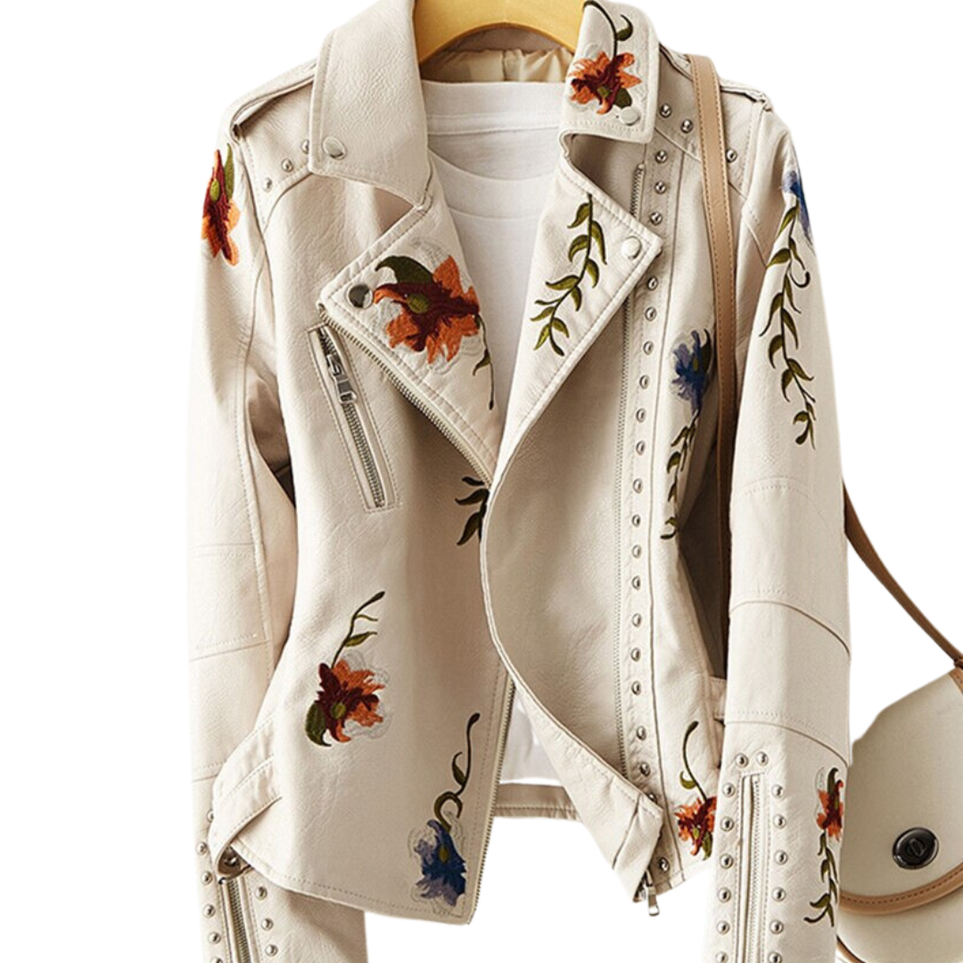 Damen-Lederjacke aus veganem Leder - Nerissa
