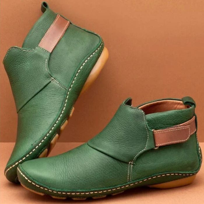 Edle Damen-Lederstiefeletten Andrea
