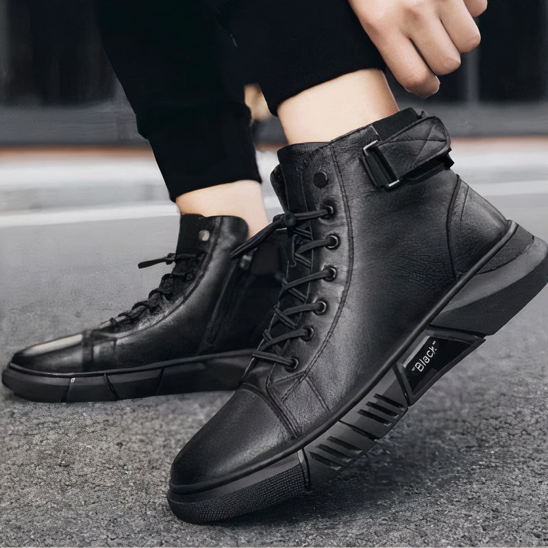 Herrenstiefel aus Leder - Arvin