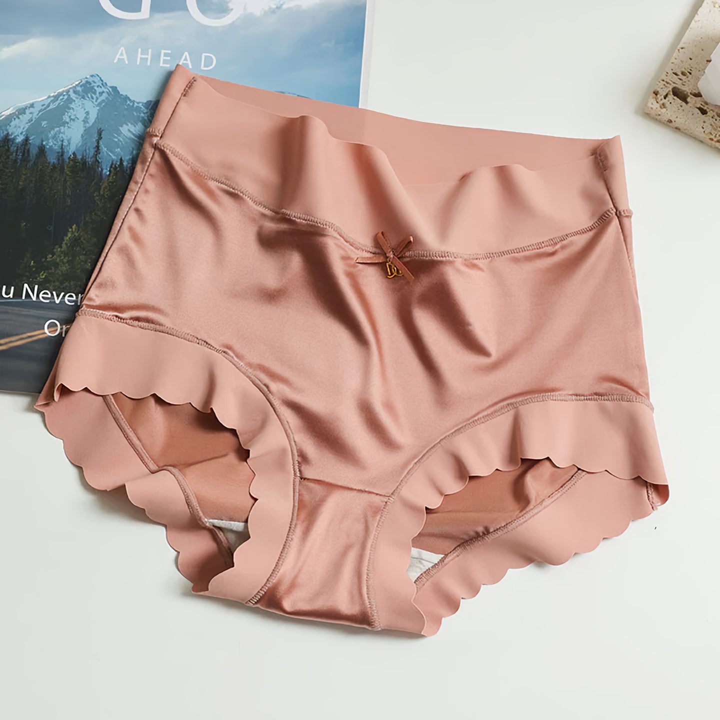 5 Nahtlose Seidensatin Unterwäsche Sets für Damen - Aven