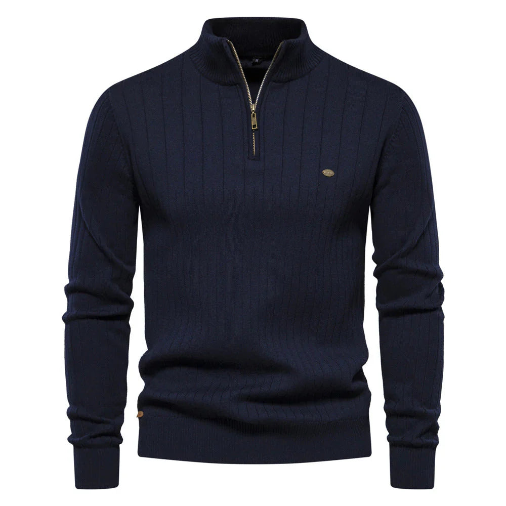 Herbst-Pullover mit Reißverschluss für Herren von Aiopeson