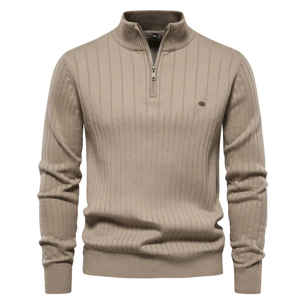 Herbst-Pullover mit Reißverschluss für Herren von Aiopeson