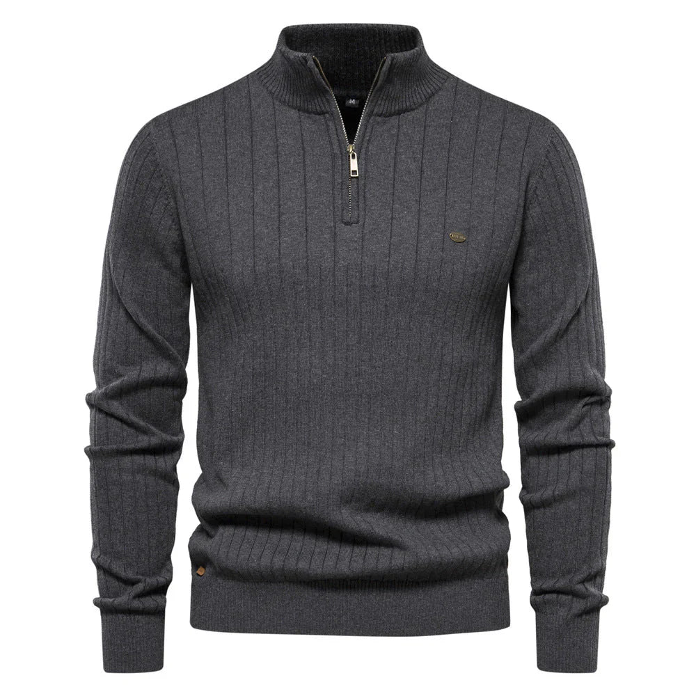 Herbst-Pullover mit Reißverschluss für Herren von Aiopeson
