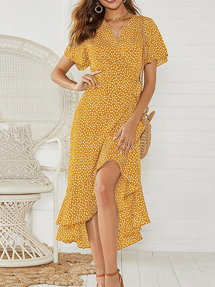 Assunta Floral Boho Dress Robe