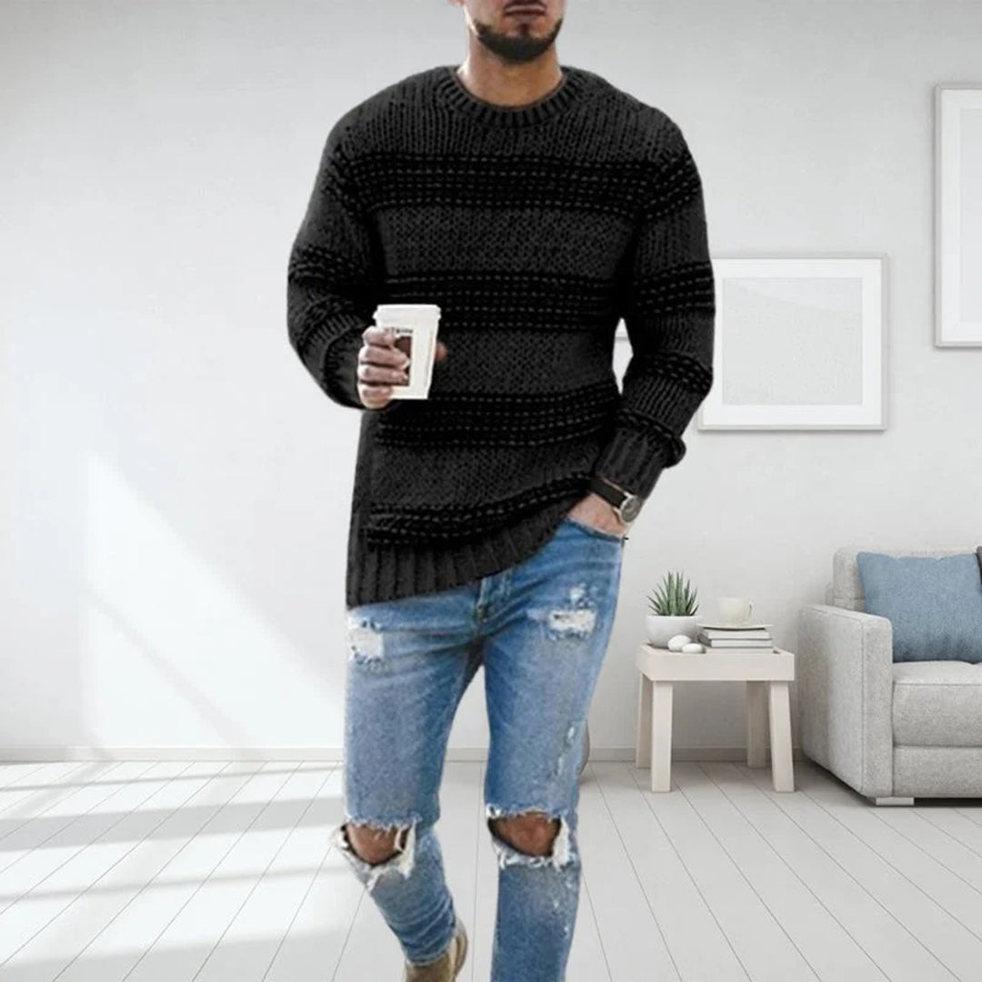 Carlo – Herrenpullover: weich, warm und gestrickt