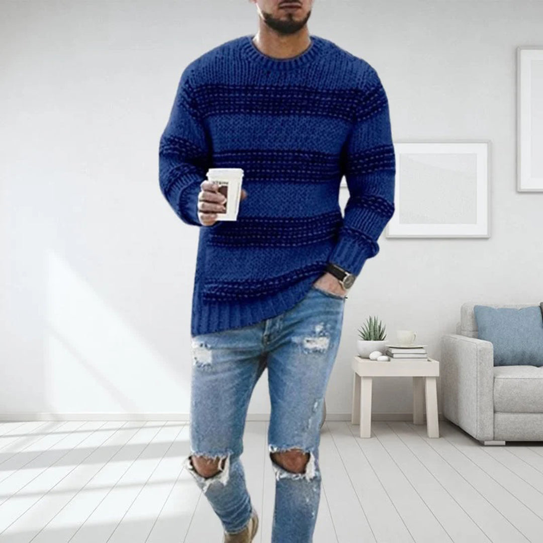 Carlo – Herrenpullover: weich, warm und gestrickt