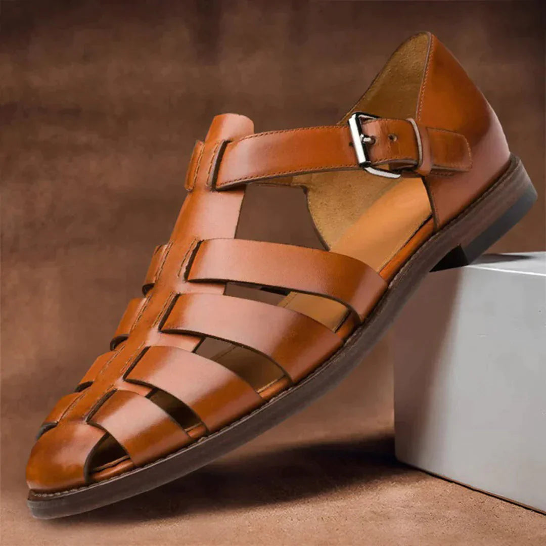 Herrensandalen aus Leder - Modell Galen
