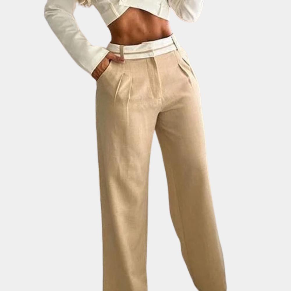 Samantha: Elegantes, luxuriöses Damen-Zweiteiler