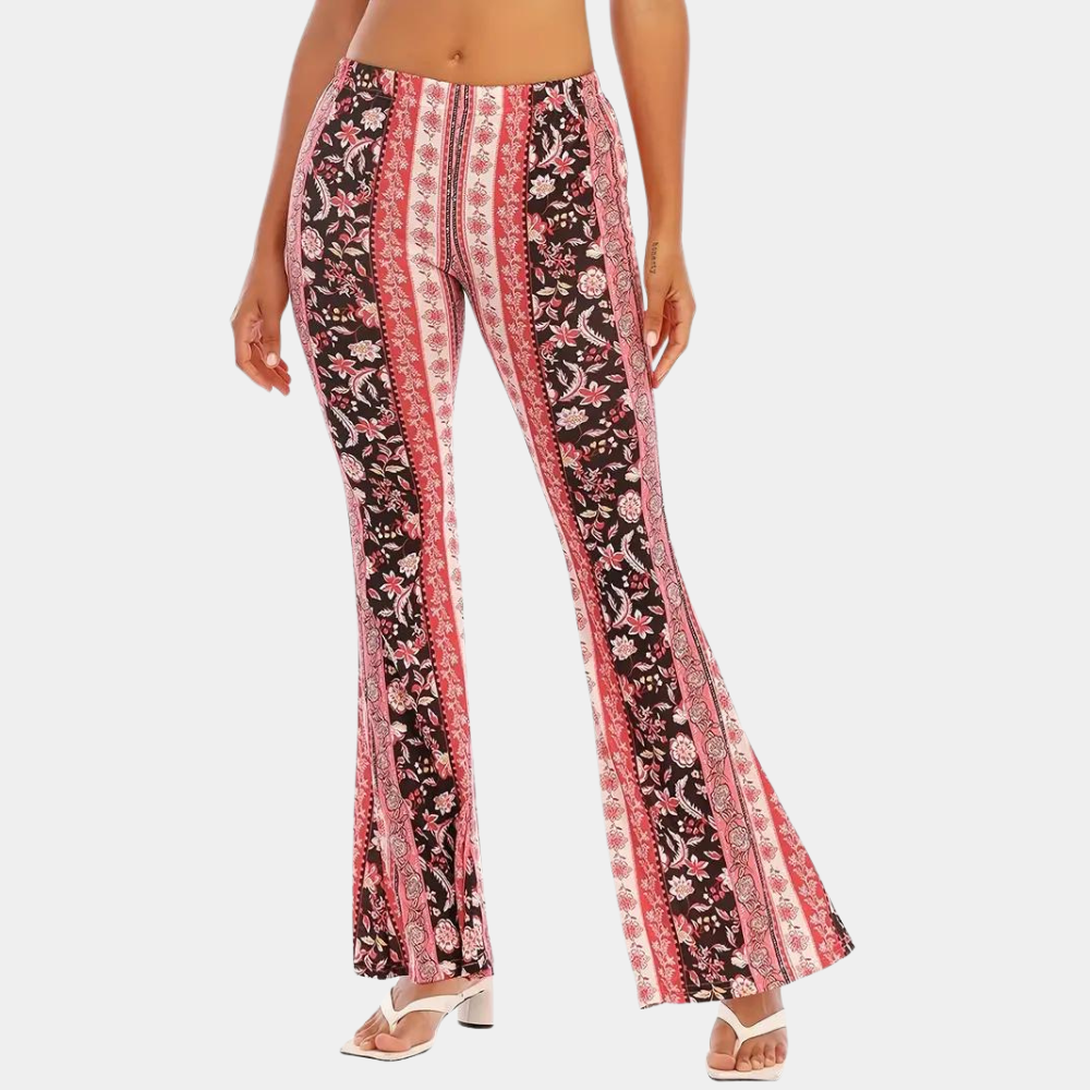 Bohemian-Style Wide-Leg Trousers for Women – Soleil