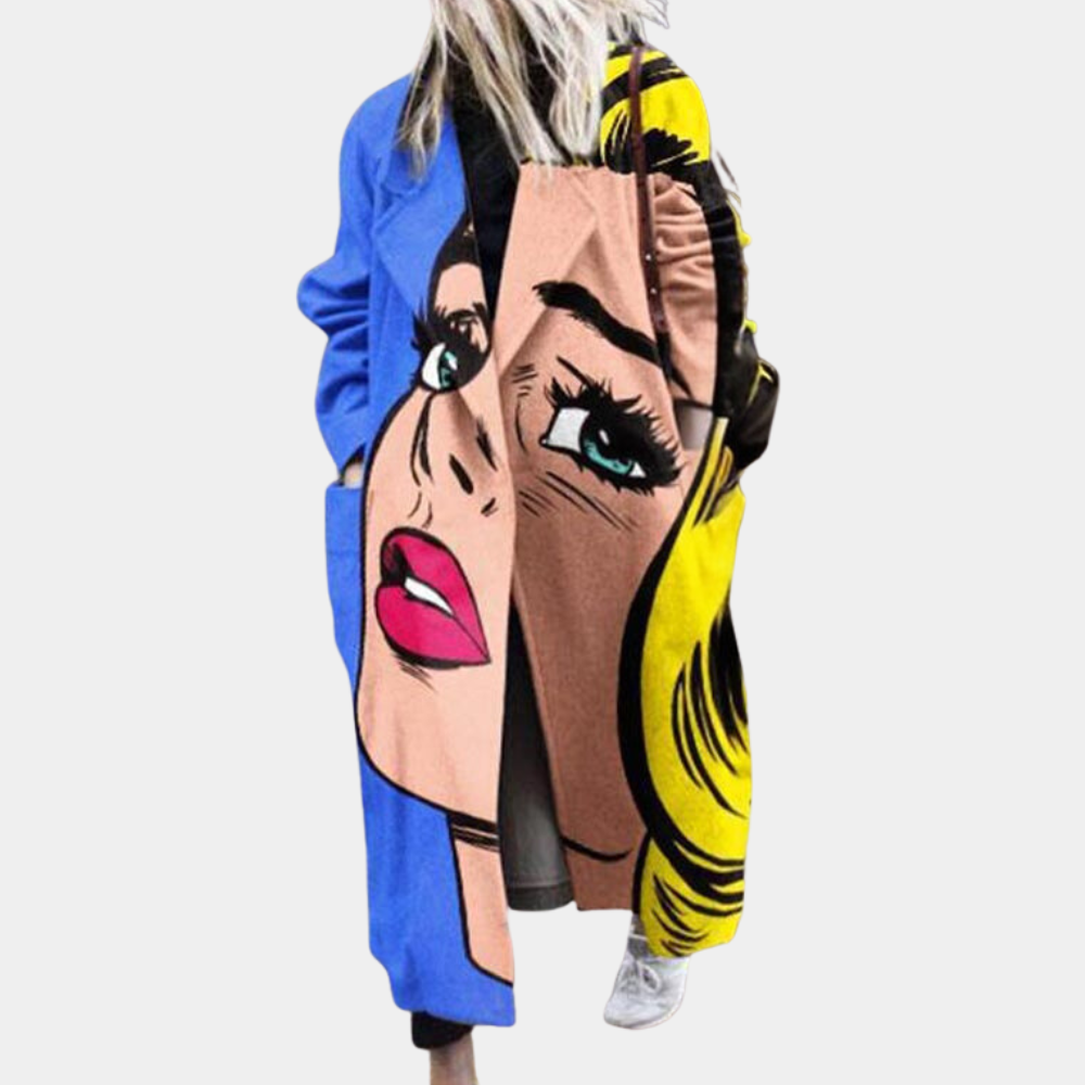 Elegante Damenjacke mit modischem Muster