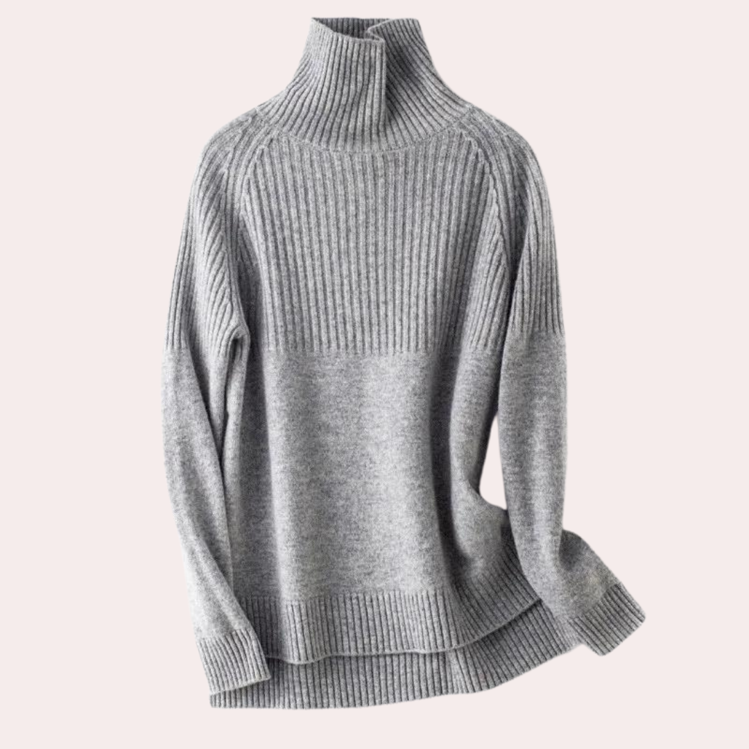Luxuriöser Rollkragenpullover für Damen in eleganter Ausführung
