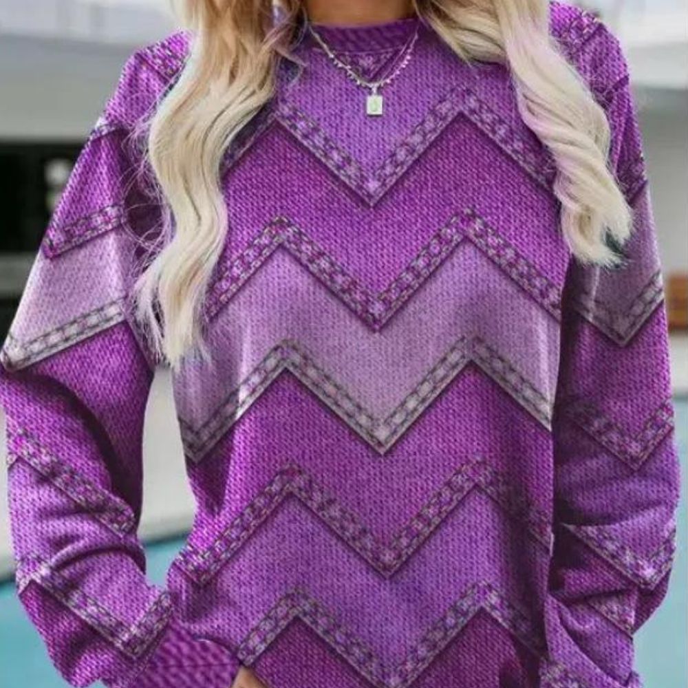 Paulas modischer Herbstpullover für Damen