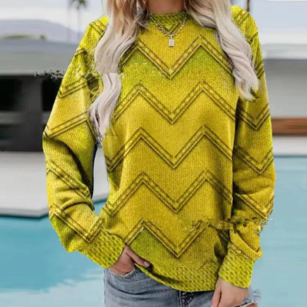 Paulas modischer Herbstpullover für Damen