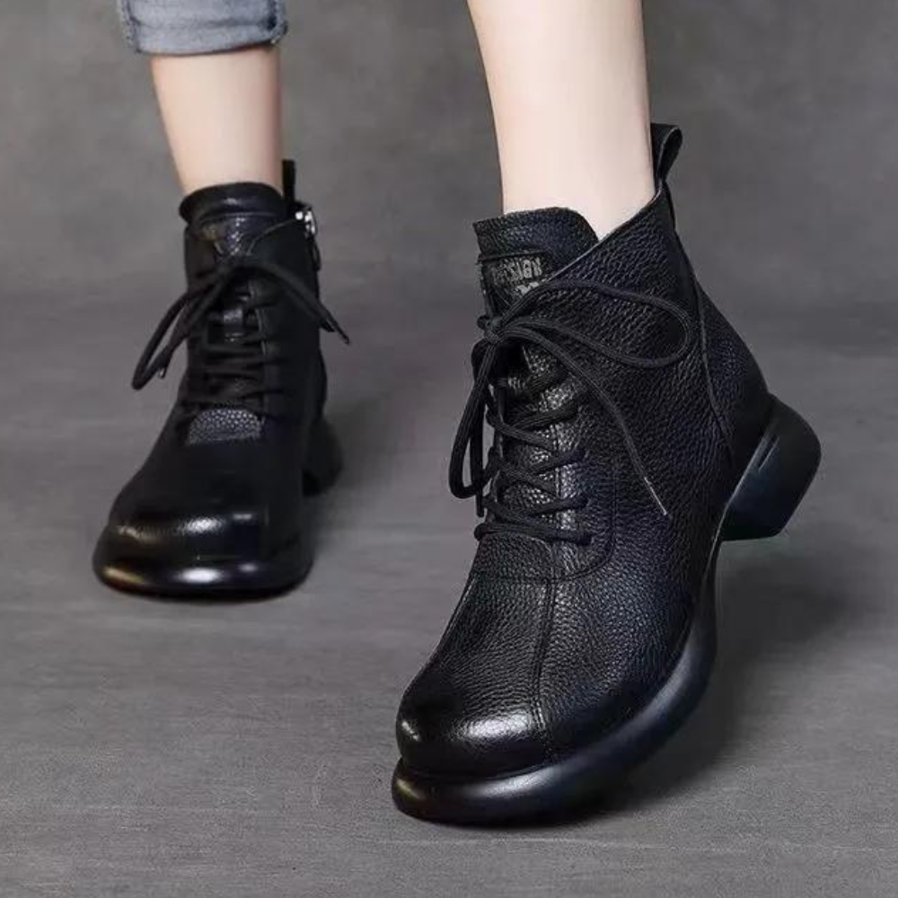 Schicke Madelca Damen-Stiefeletten mit runder Spitze für einen entspannten Auftritt