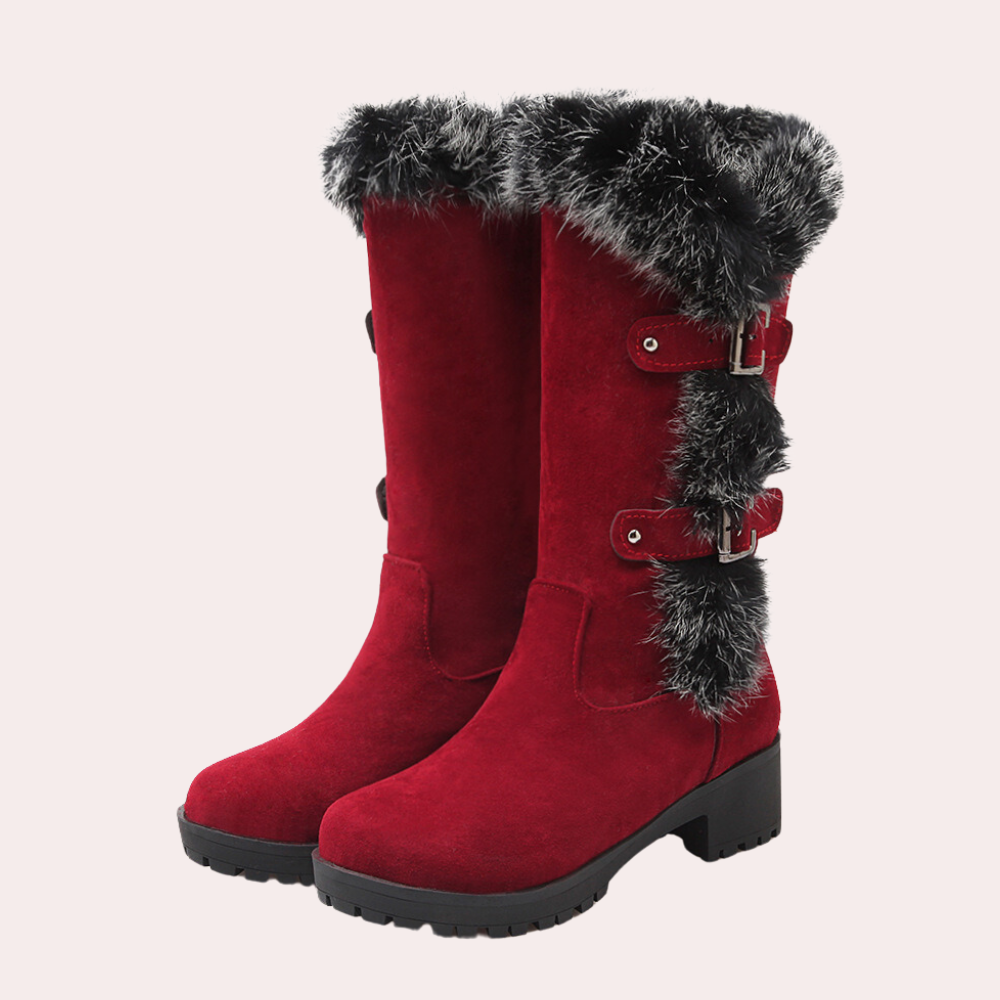 Stilvolle Delila Damenstiefel für sicheren Halt im Winter, mit glamourösem Auftritt