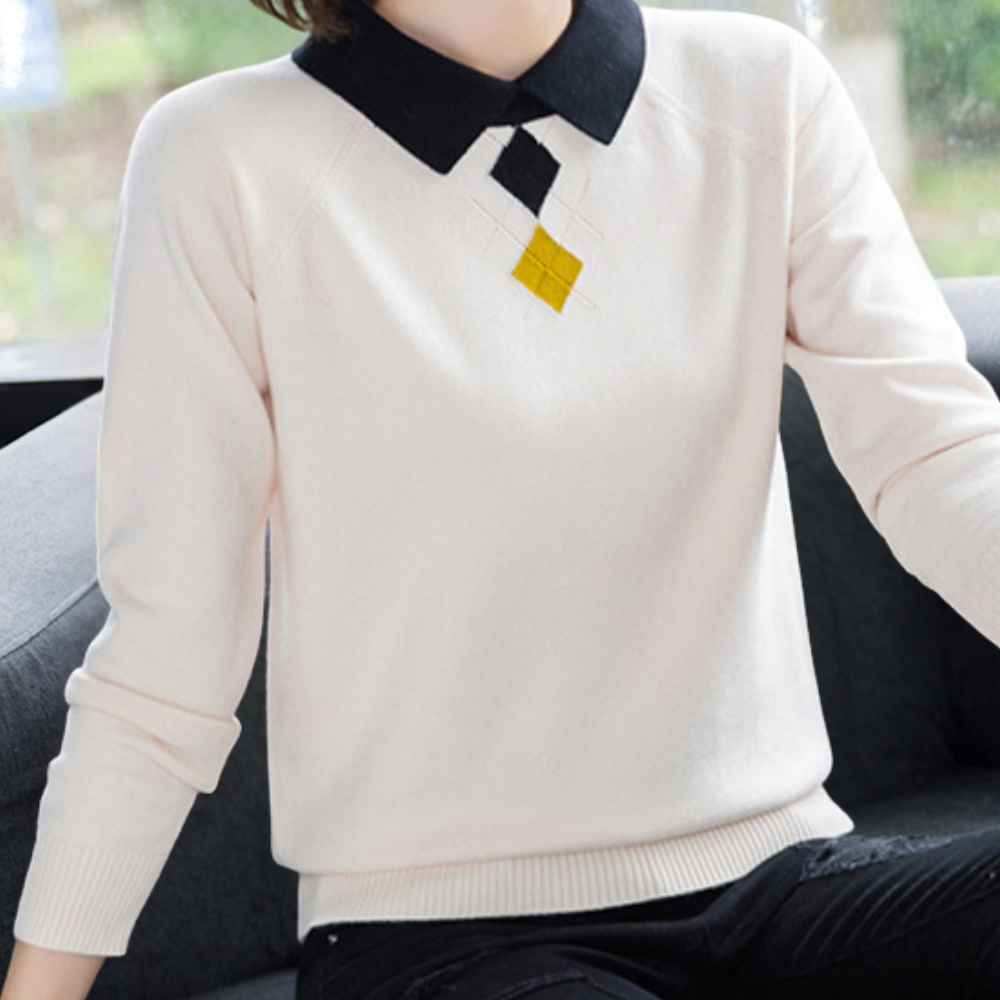 Damenoberteil Viktoriya: Eleganter Luxuspullover